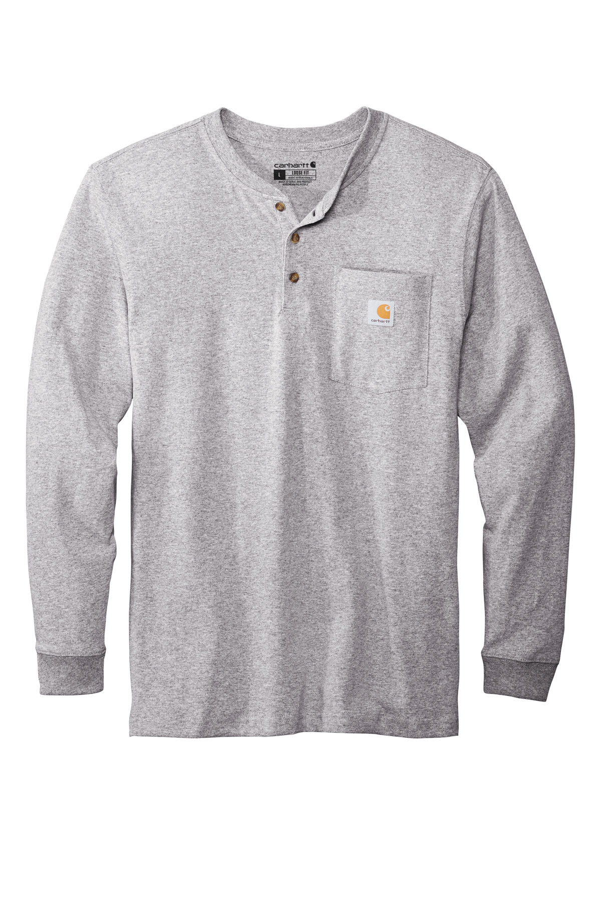Carhartt Long Sleeve Henley T-Shirt CTK128 11