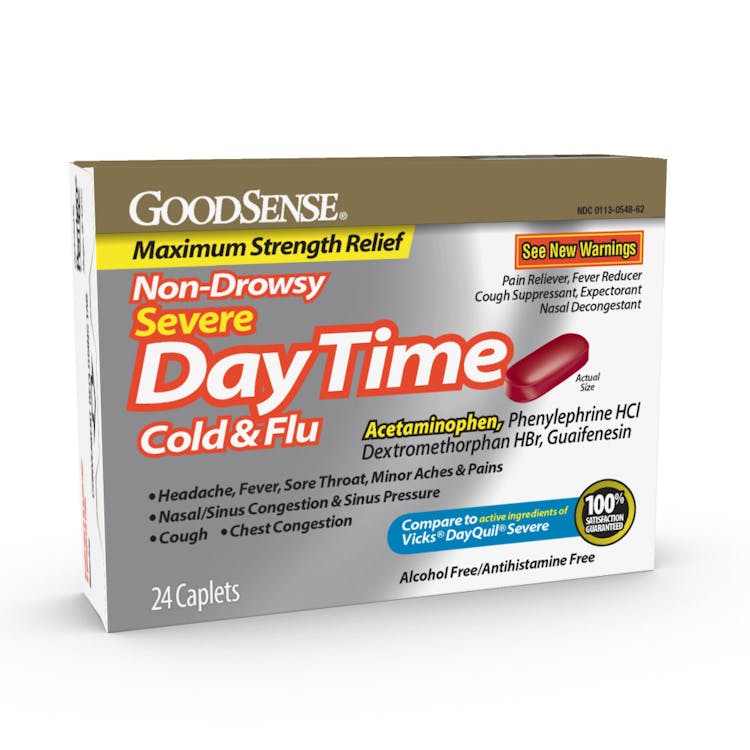 Daytime Cold & Flu Tablets - Severe 24 Pack 1