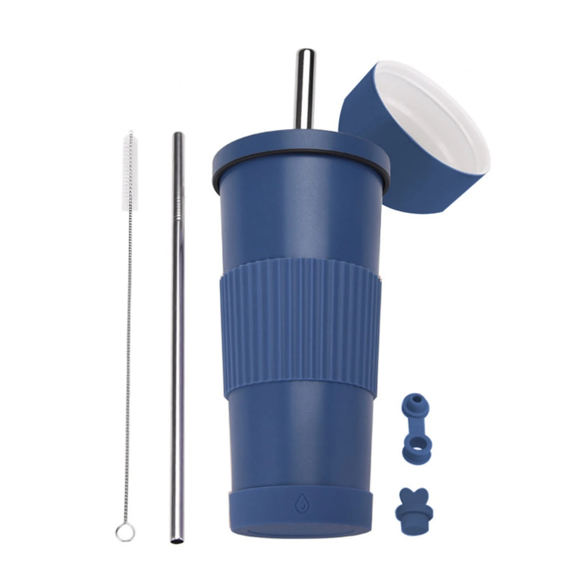 24oz Stainless Steel Straw Cup With Ceramic Inner Liner 20