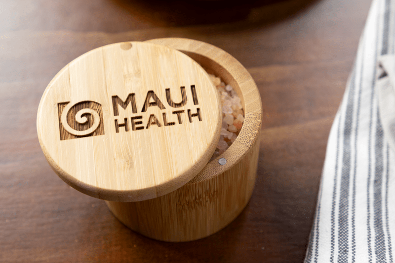6 oz Round Salt Bamboo Box 43