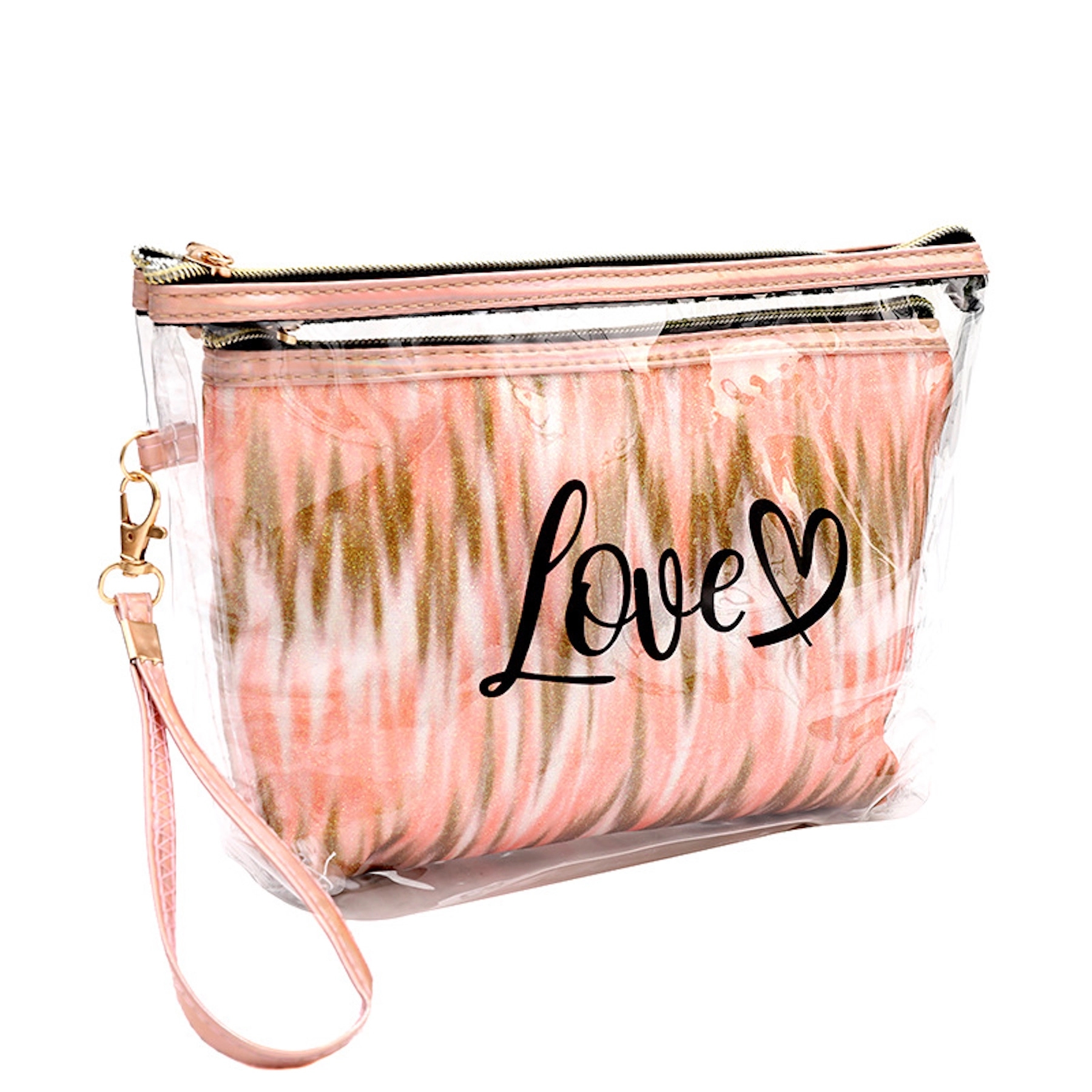 Pvc Travel Cosmetic 2 In 1 Bag 3