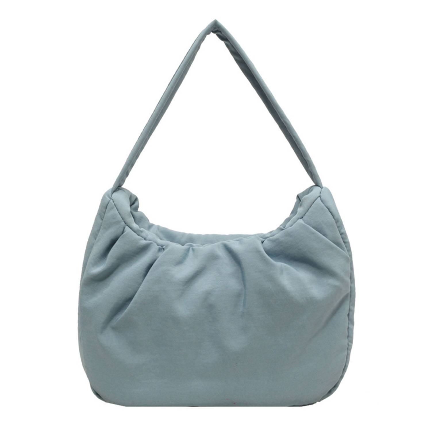 Nylon Wrinkle Candy Underarm Tote Bag 9