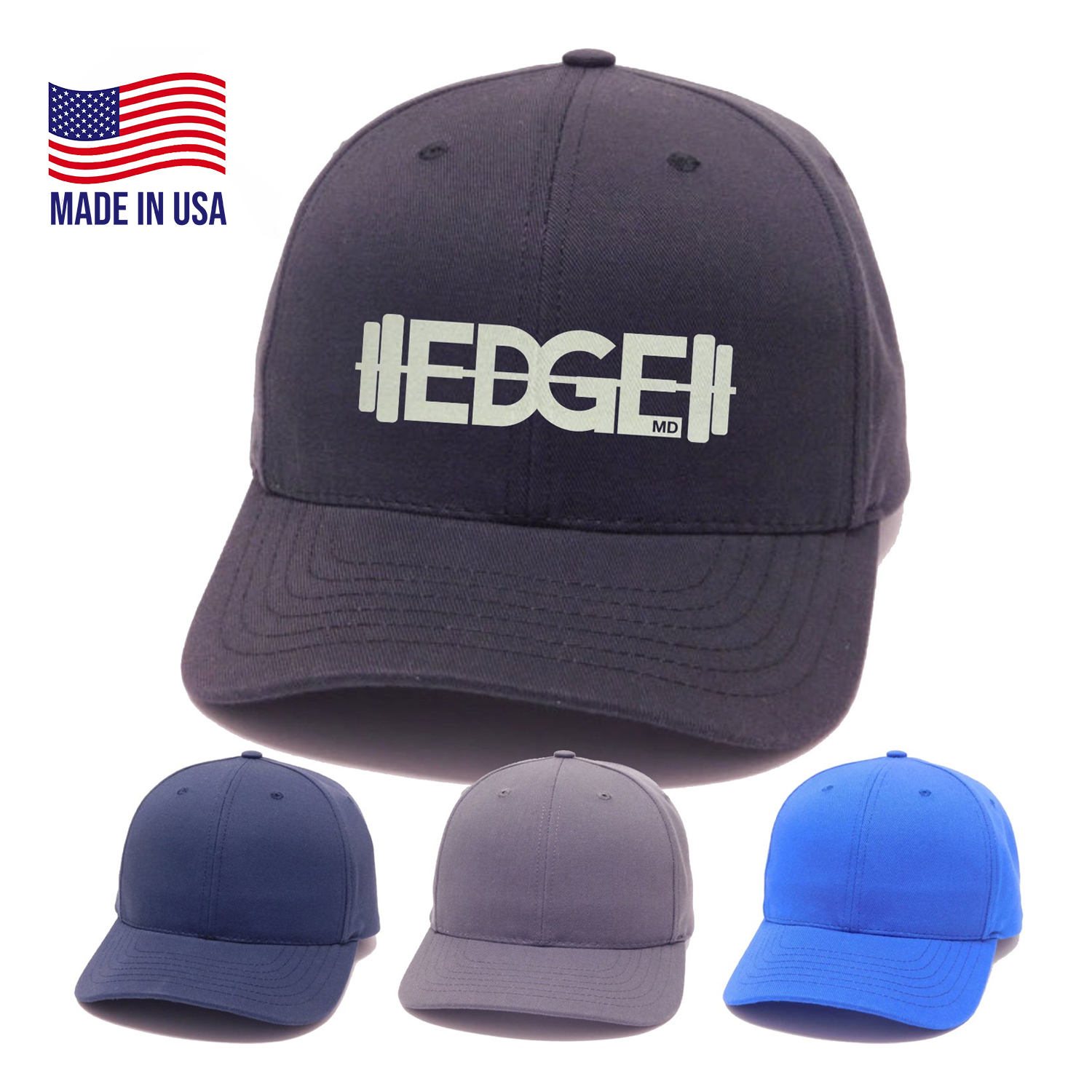 True American Made 6-Panel Standard Twill Cap 1