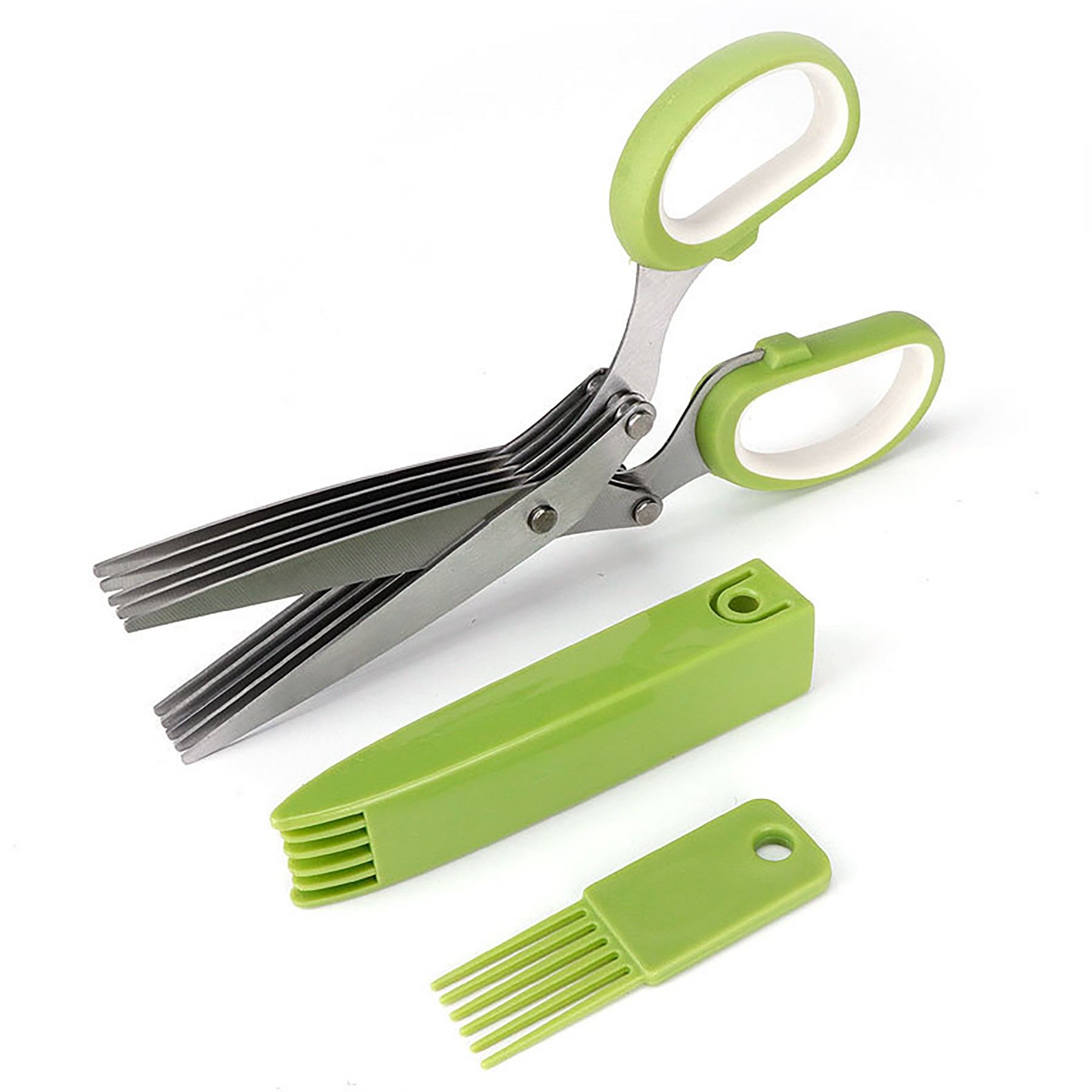 5 Ply Multi Functional Stainless Steel Onion Scissors 4