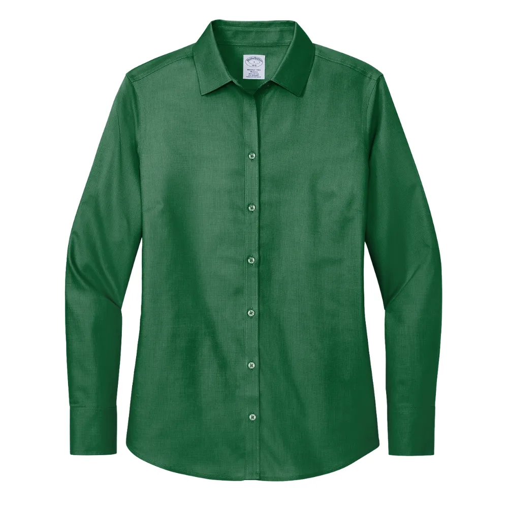 Brooks Brothers(R) Women's Wrinkle-Free Stretch Nailhead Shirt 8