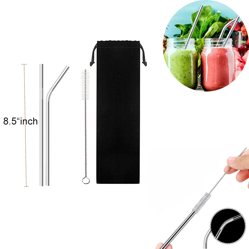 Reusable Stainless Steel Straws 1
