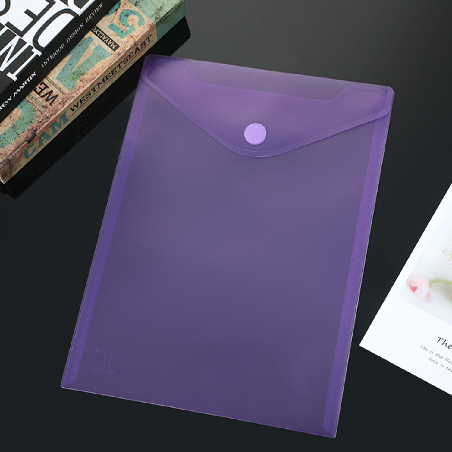 Letter Size Lightweight Plastic File Folder 3