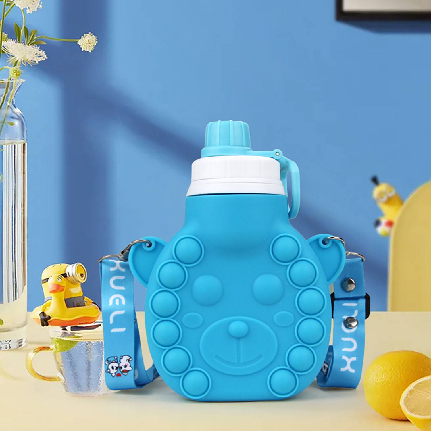 16.5oz creative silicone folding kettle 2