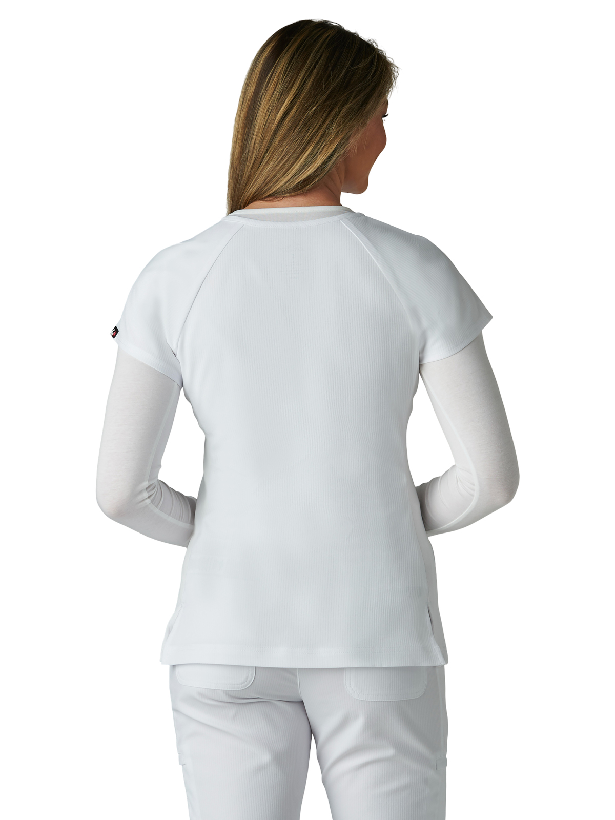 koi - Lite - Women's Two-Pocket Split V-Neck Scrub Top 24