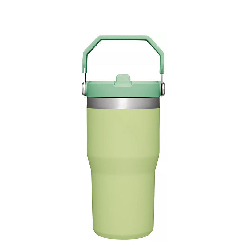 20 Oz Vacuum Flip Straw Tumbler (Silk-screen / Laser Engraved) 3