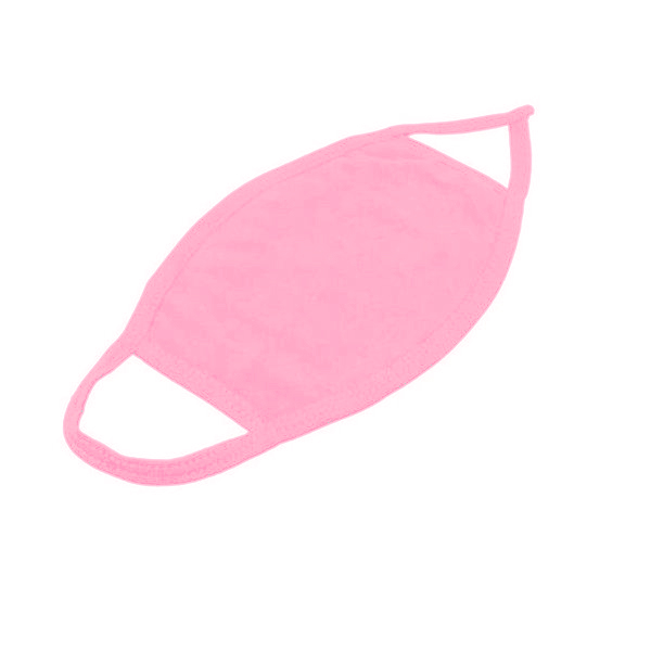 Light Pink Cotton Face Mask 3