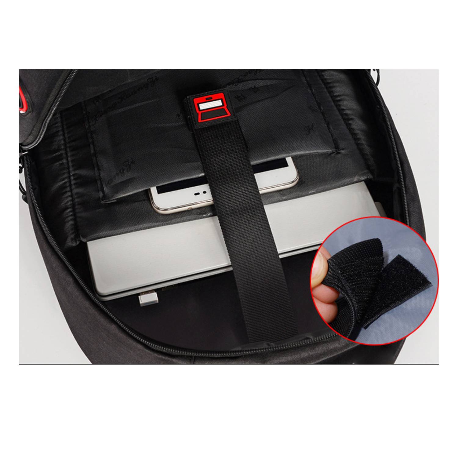 Business Computer Oxford Backpack With Usb Charging Port 4
