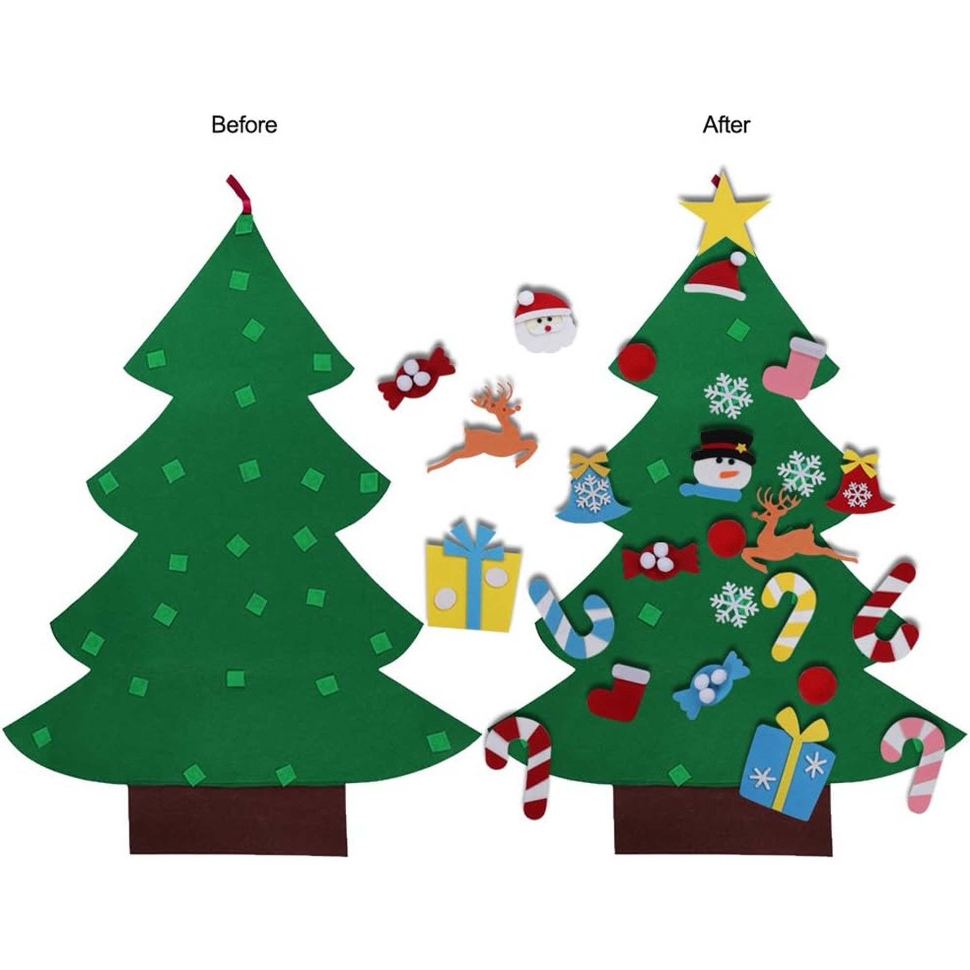 Felt Handmade 3D Christmas Decoration ?C Perfect For Diy Enthusiasts 4