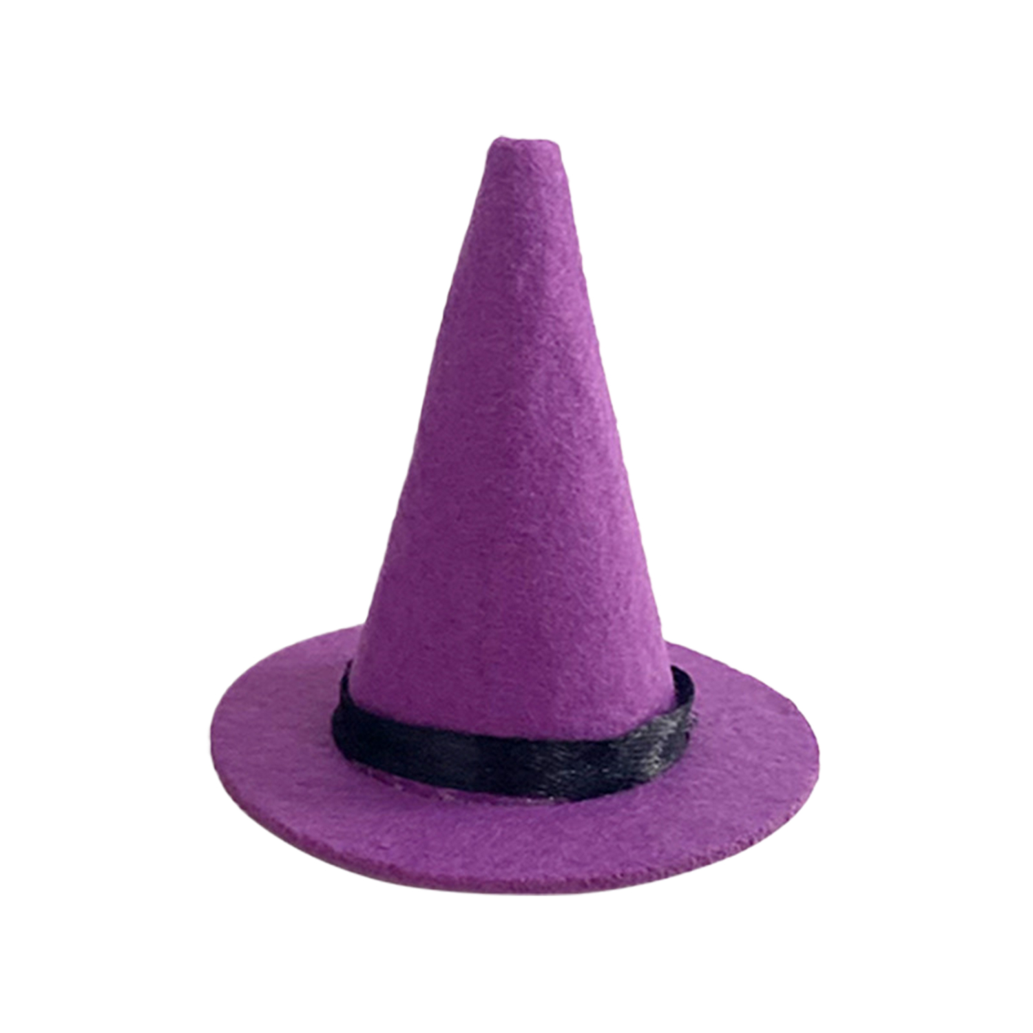 Mini Halloween Felt Wine Bottle Witch Hats 2