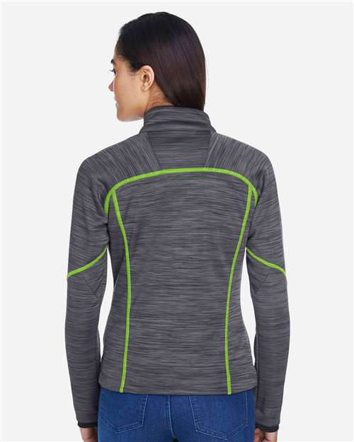 Women's Flux Mélange Bonded Fleece Jacket - 78697 3