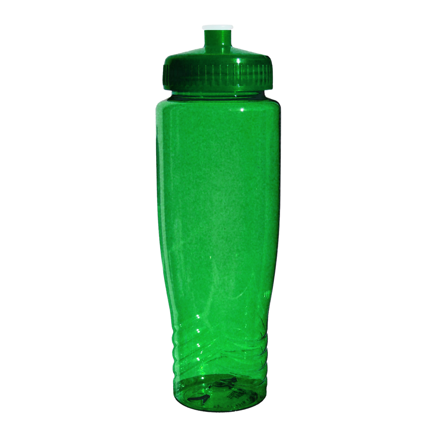 Eco Poly-Clear PET 28 oz. Sports Bottle with Push Pull Lid 1