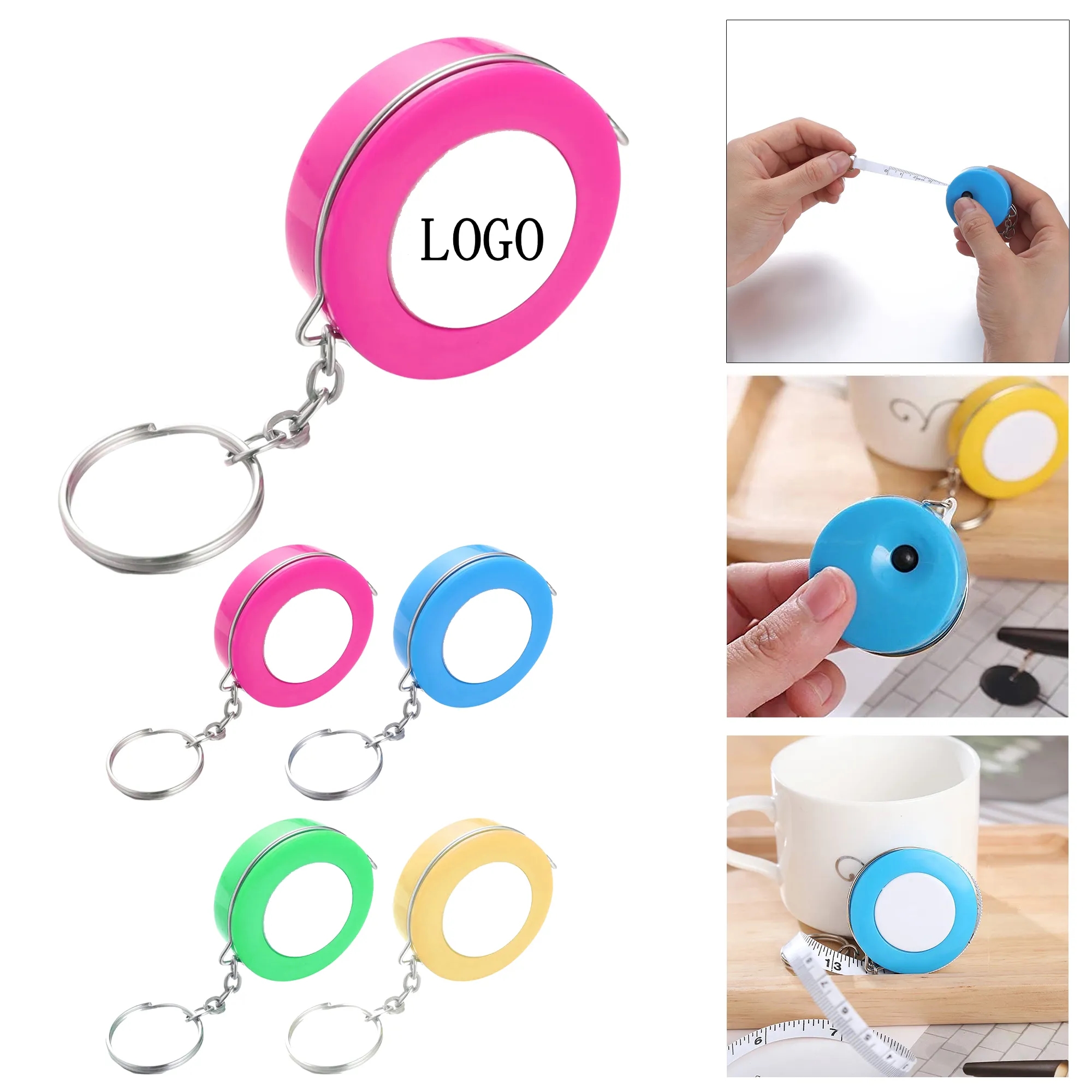 Durable Round Plastic Measuring Tape 4