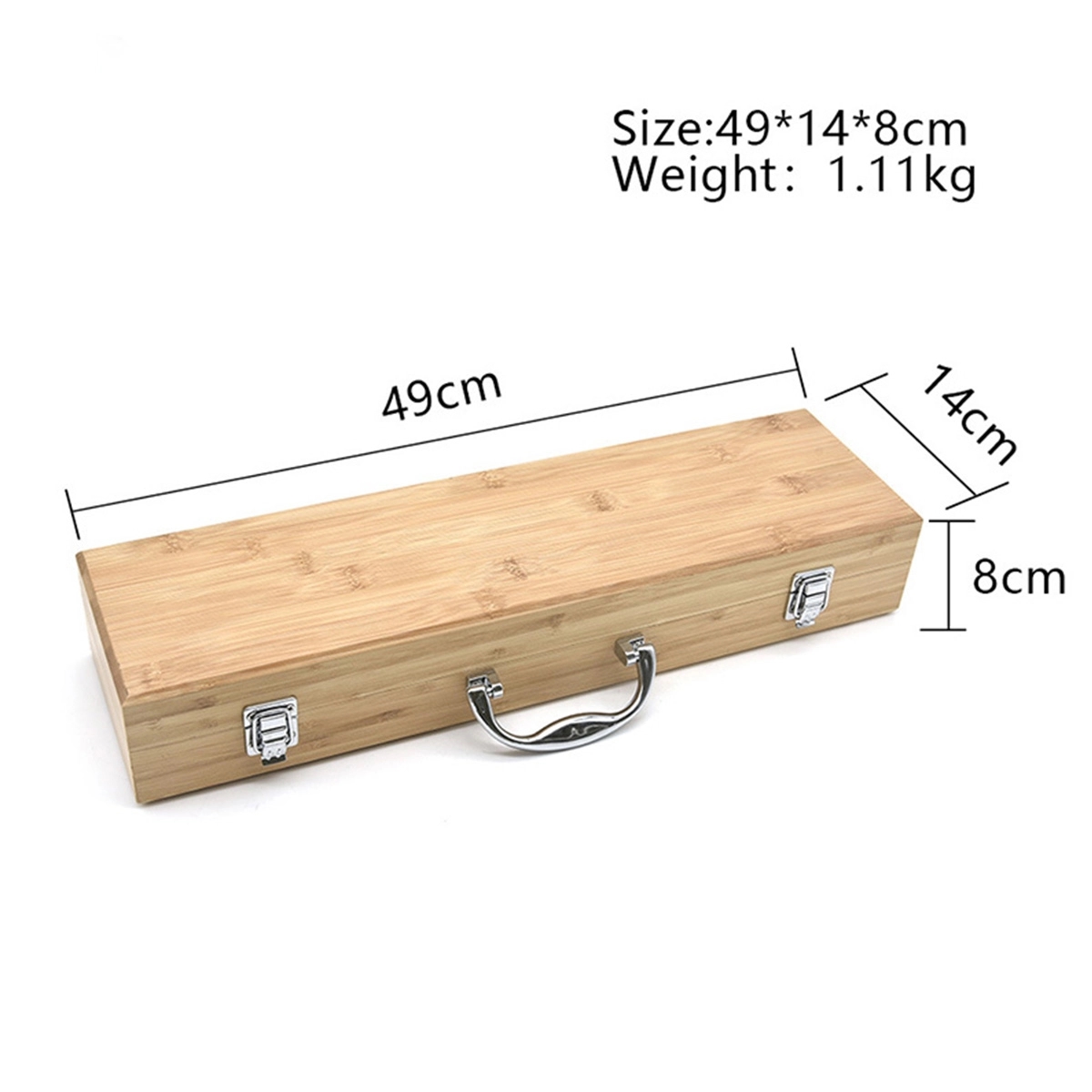 3-Piece Custom Bamboo Grilling Barbecue Tool Set 1