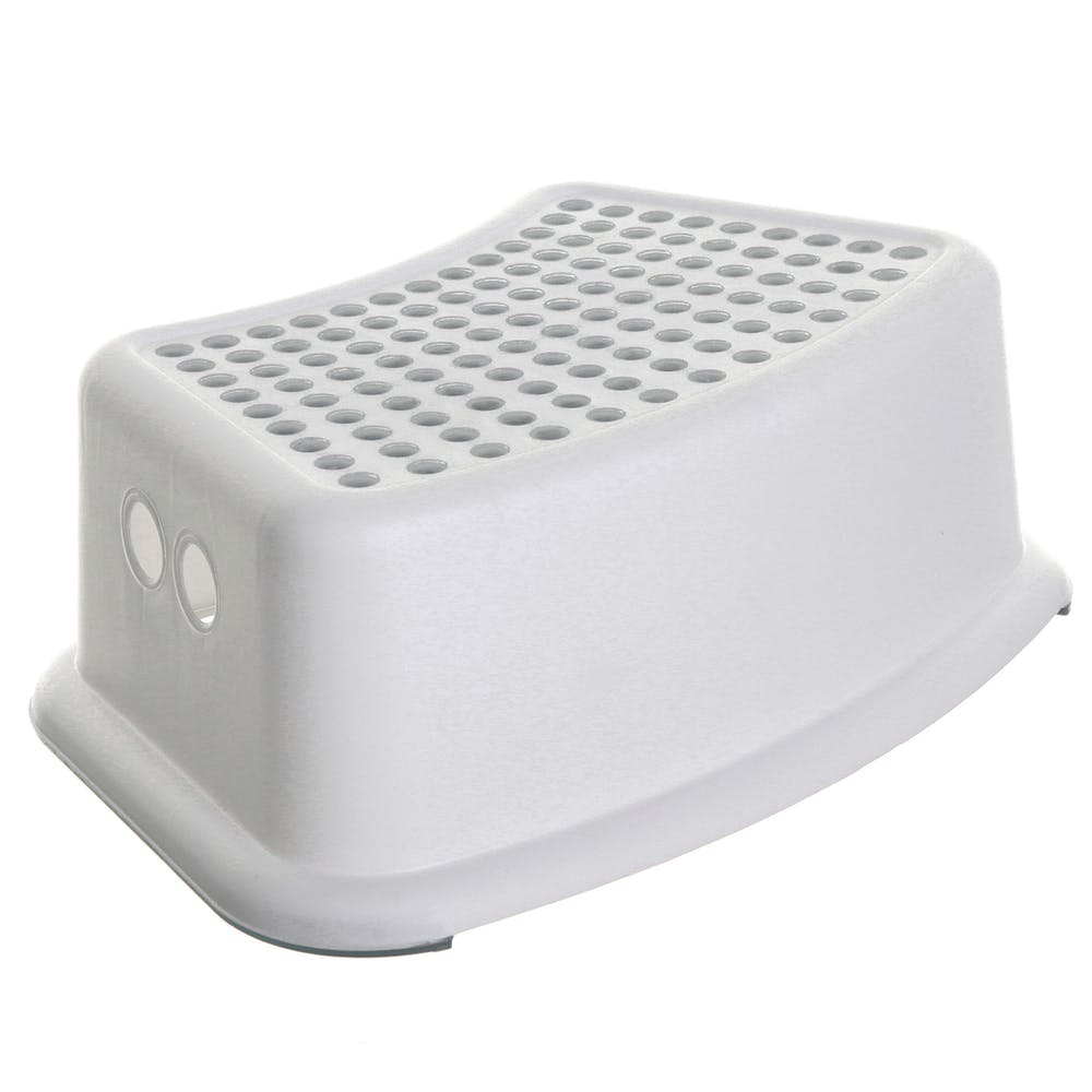 Step Stools - Anti-Slip White Gray Dots 2