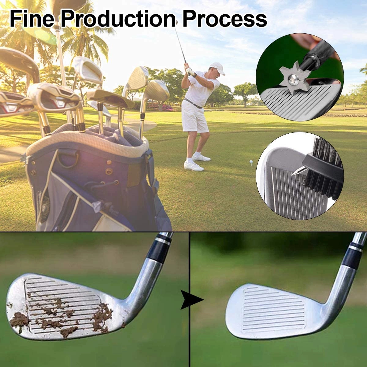 Golf Club Cleaner Set 3
