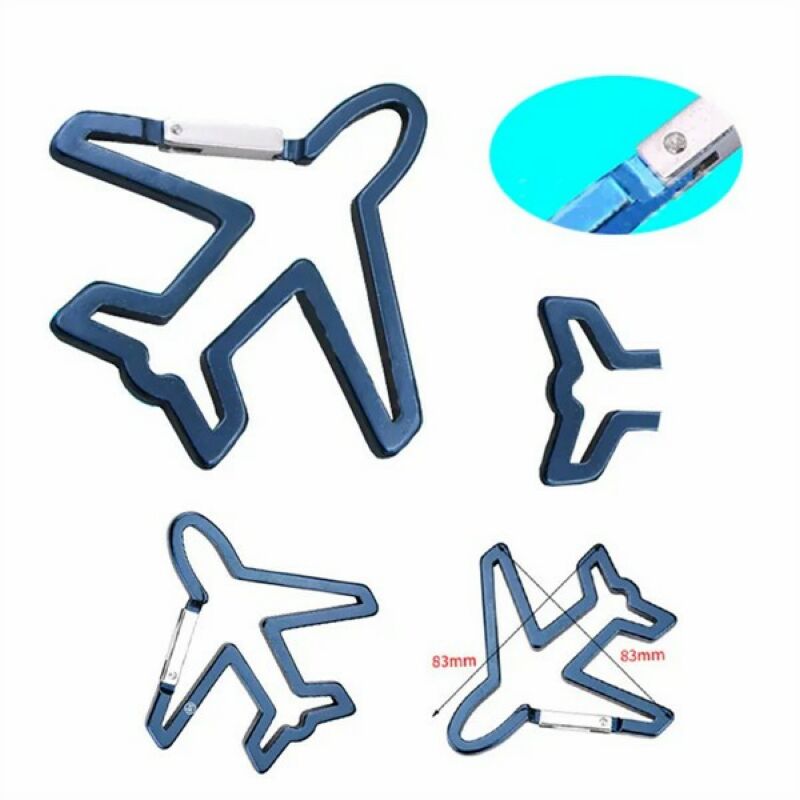Aluminum Airplane Shaped Carabiners