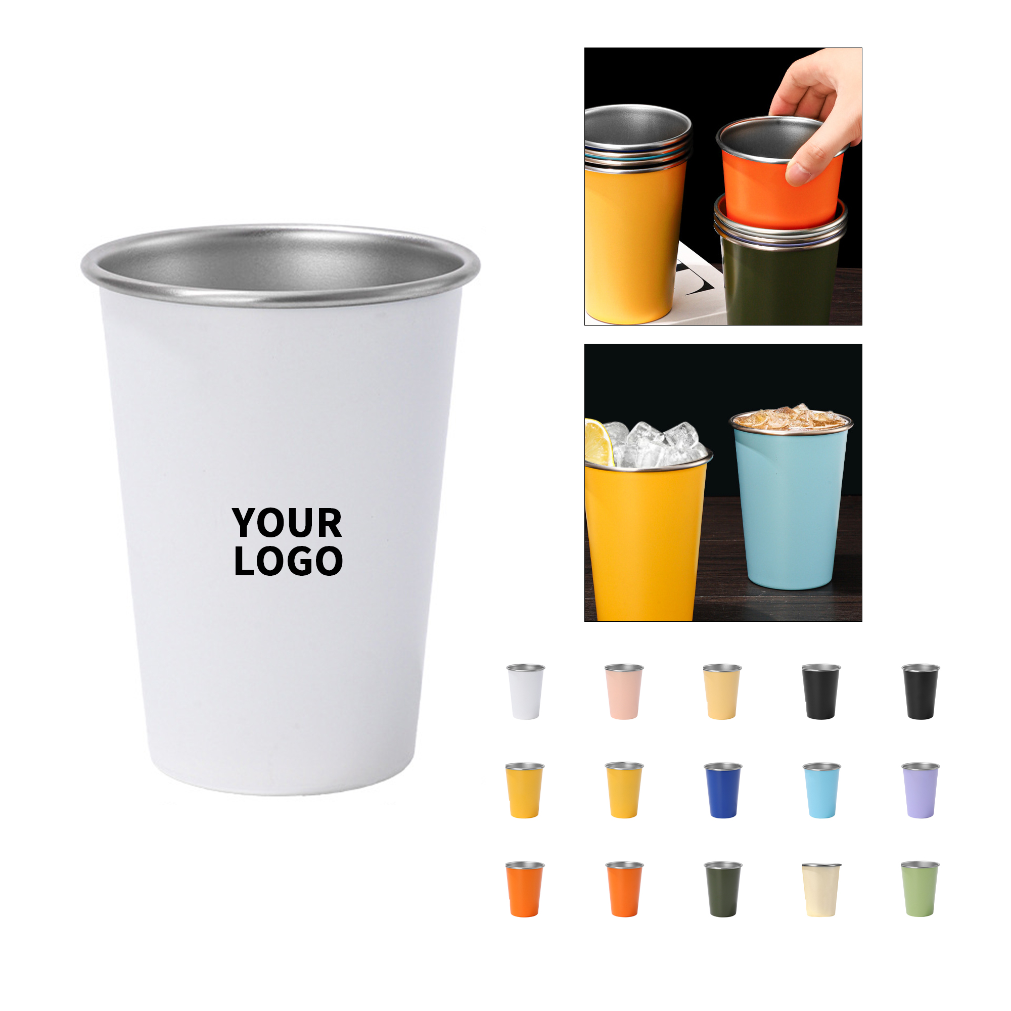 Seventeen Ounce Stainless Steel Cup 16