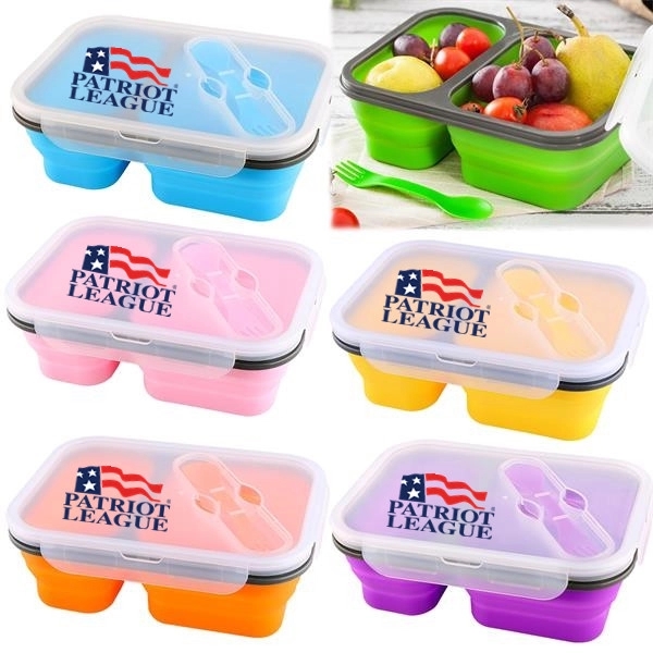 Collapsible Silicone Bento Box 7