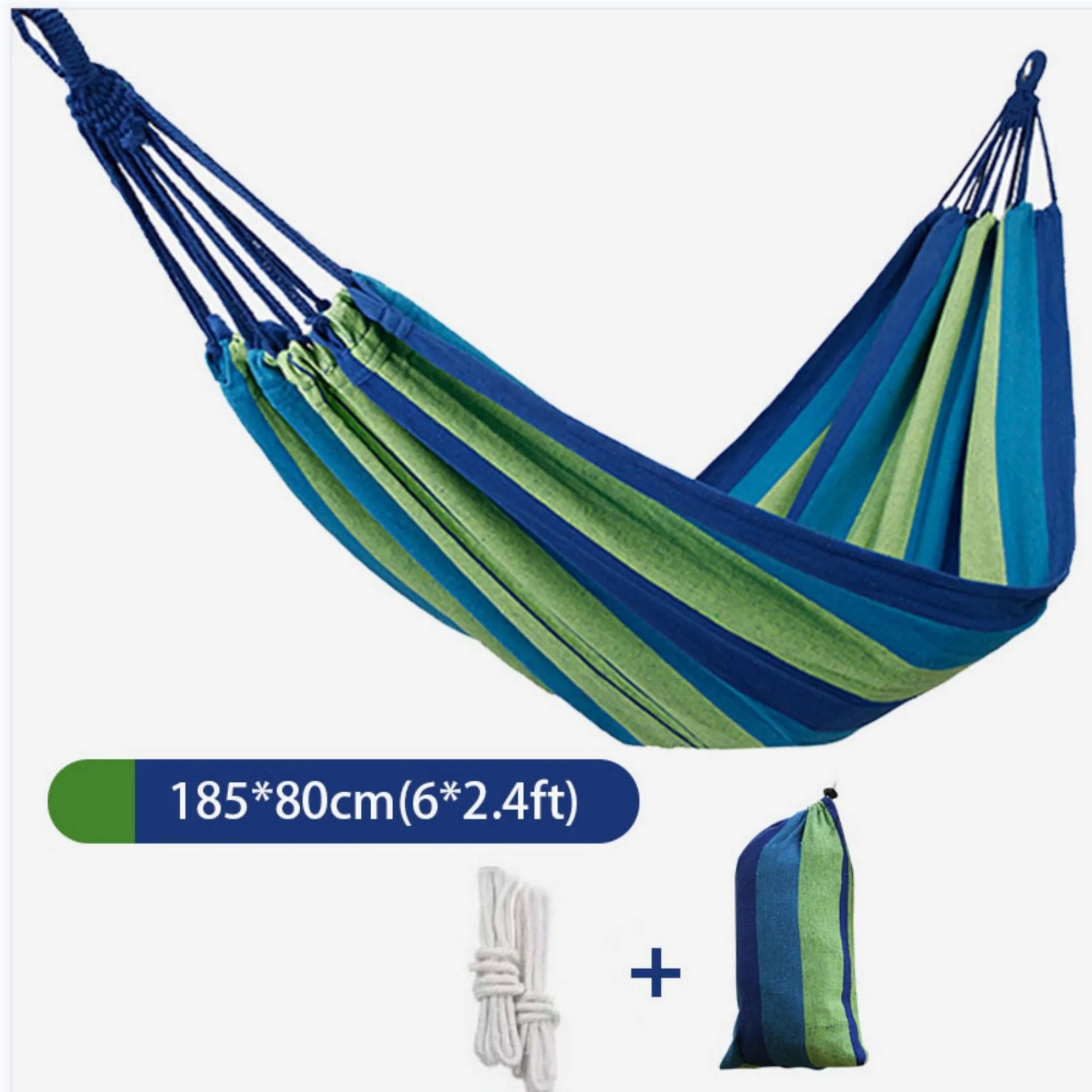 Outdoor Canvas Hammock With Carring Bag 3