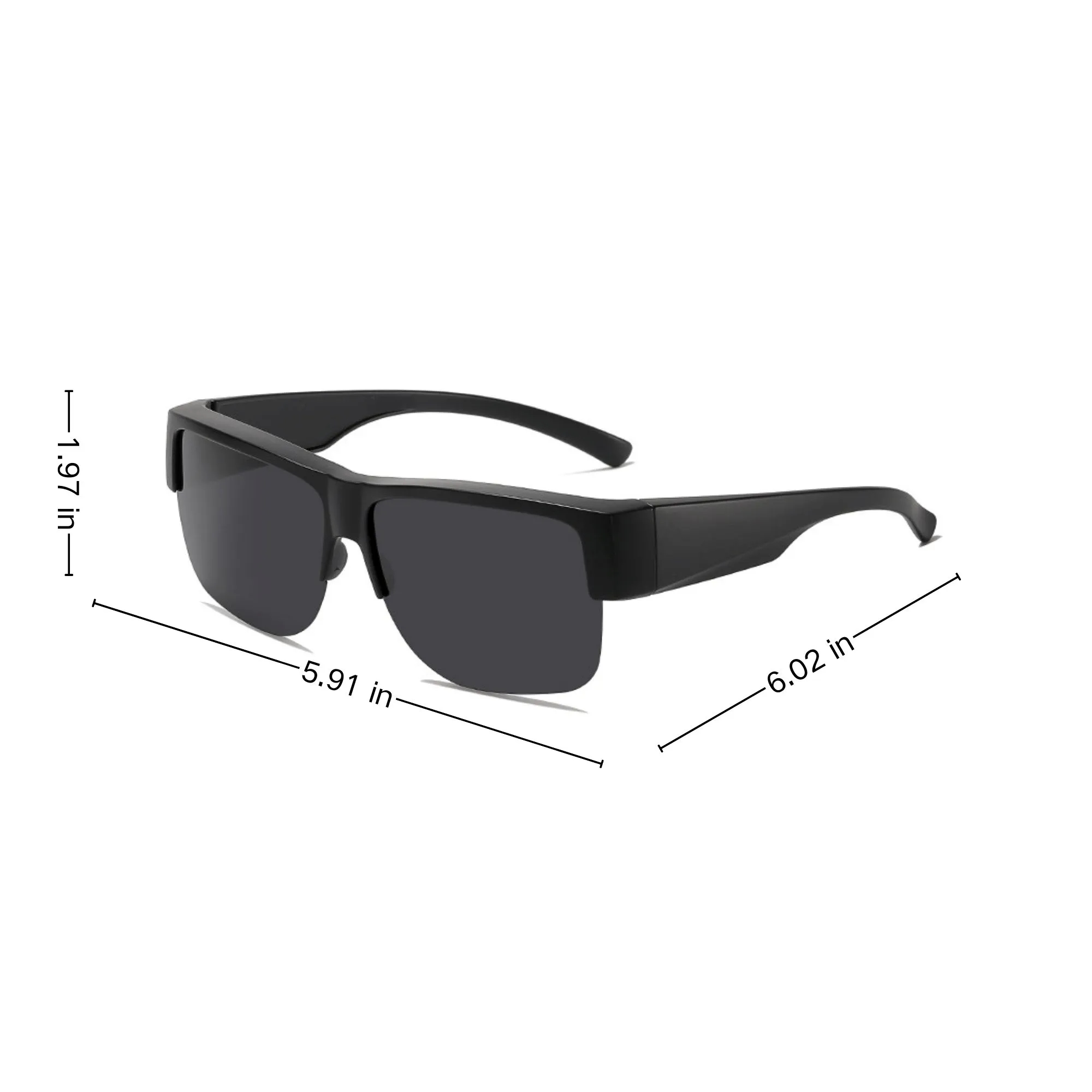 Lightweight Frame That Fits Over Glasses Outdoor Sunglasses 3