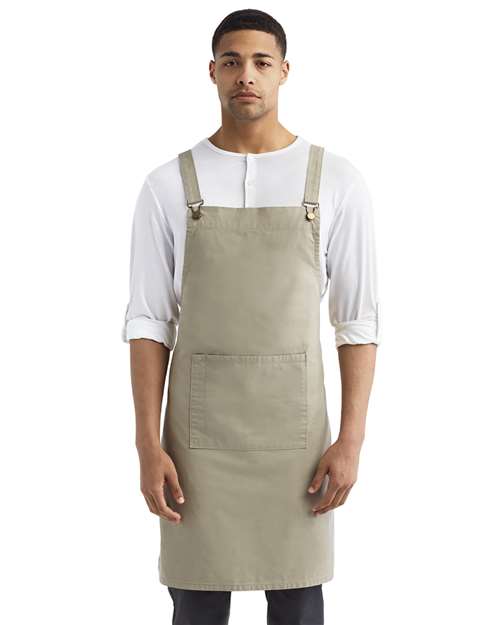 Cross Back Barista Bib Apron - RP129 5