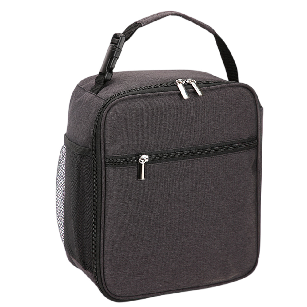 Large Capacity Oxford Cloth Insulated Tote Bag, custom lunch bag with logo imprint 3