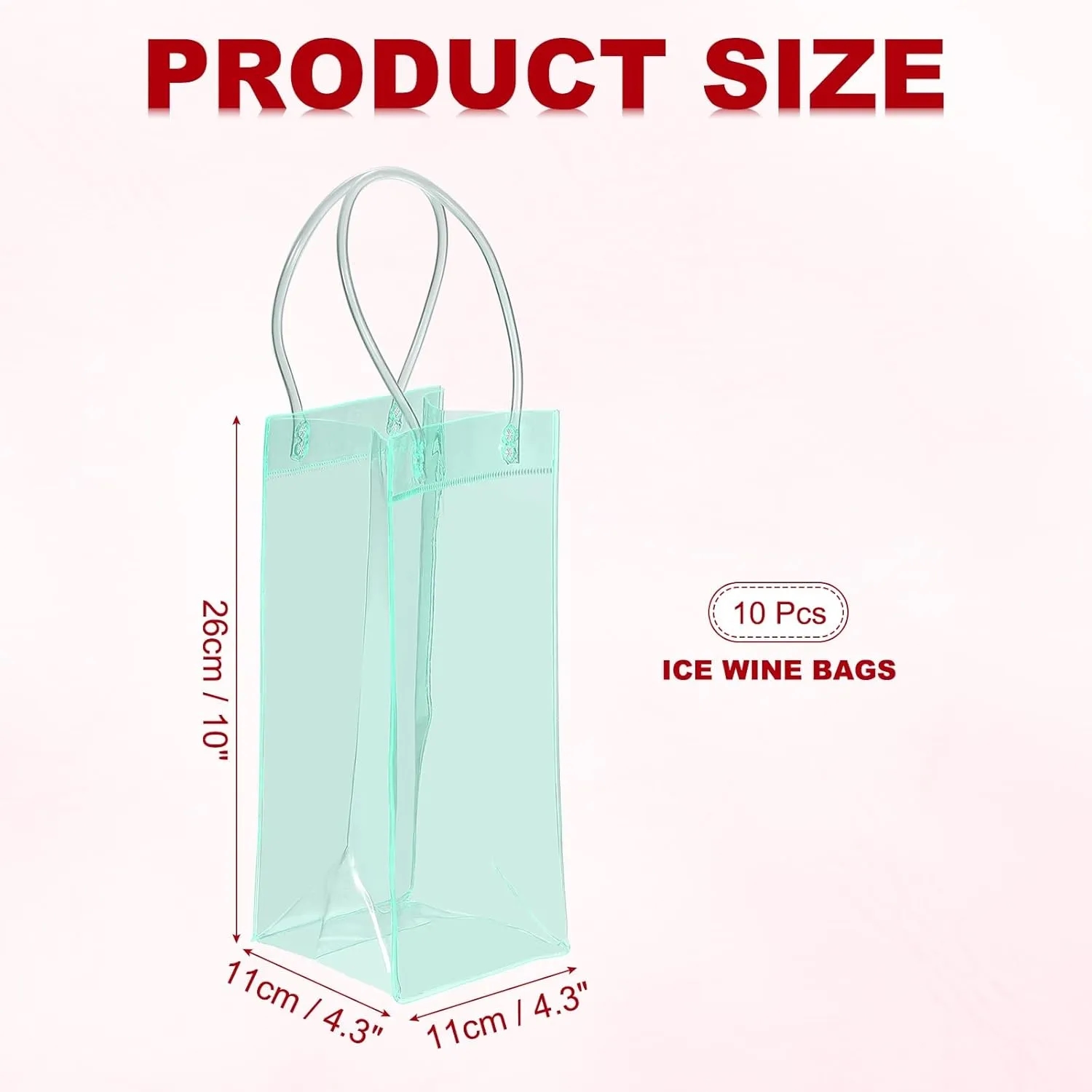 PVC Tote Bag For Wine 3