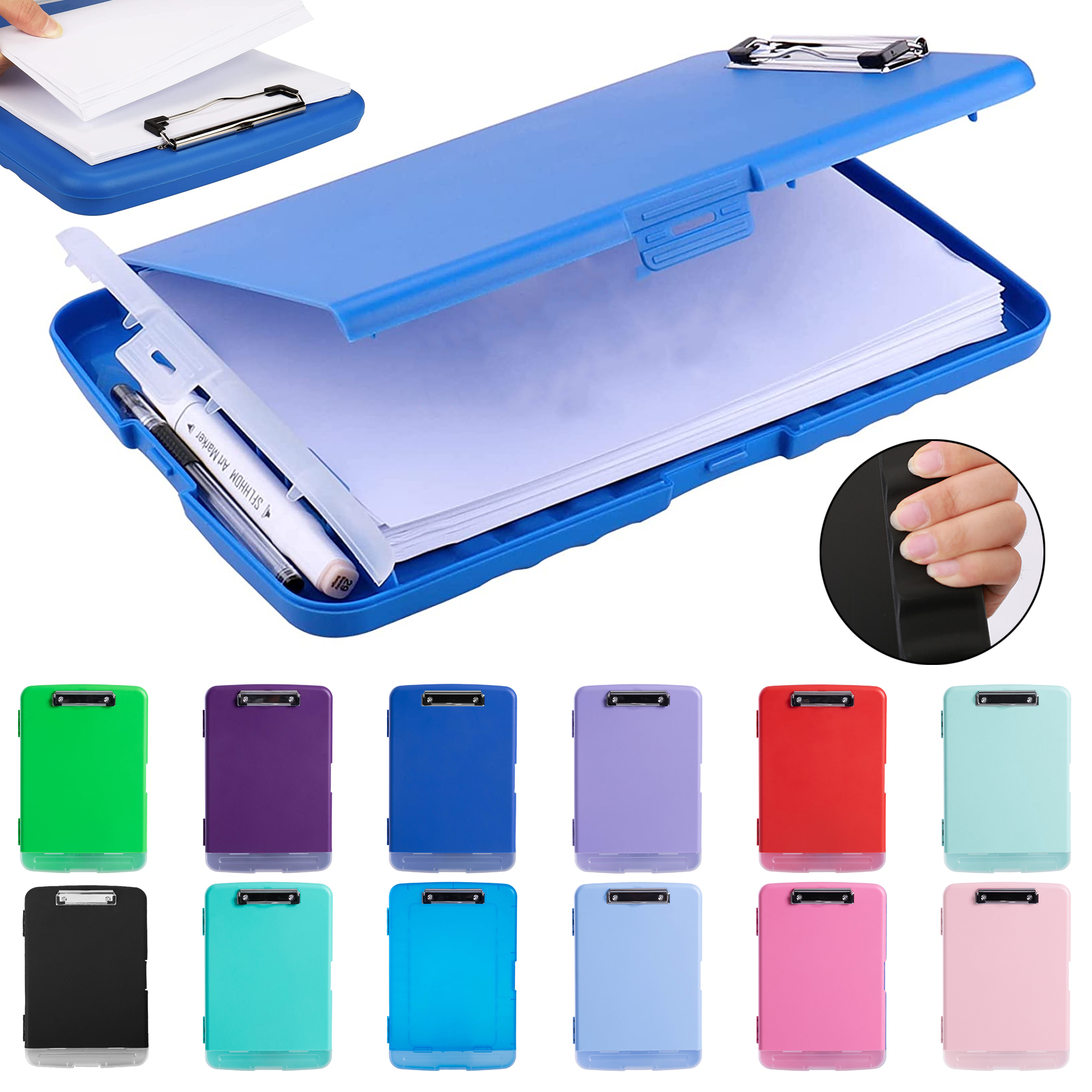 A4 Paper Storage Clipboard with Low Profile Clip 2