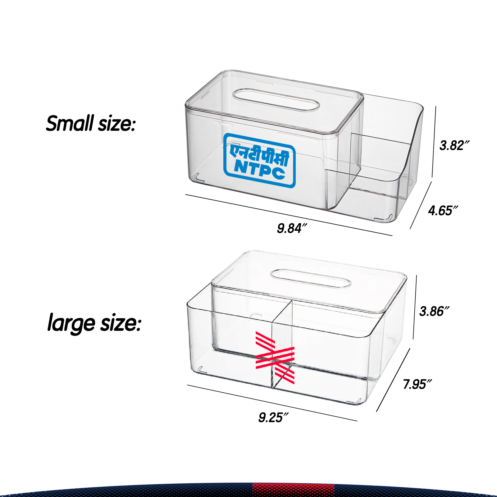 Multi-Functional Transparent Tissue Box 4