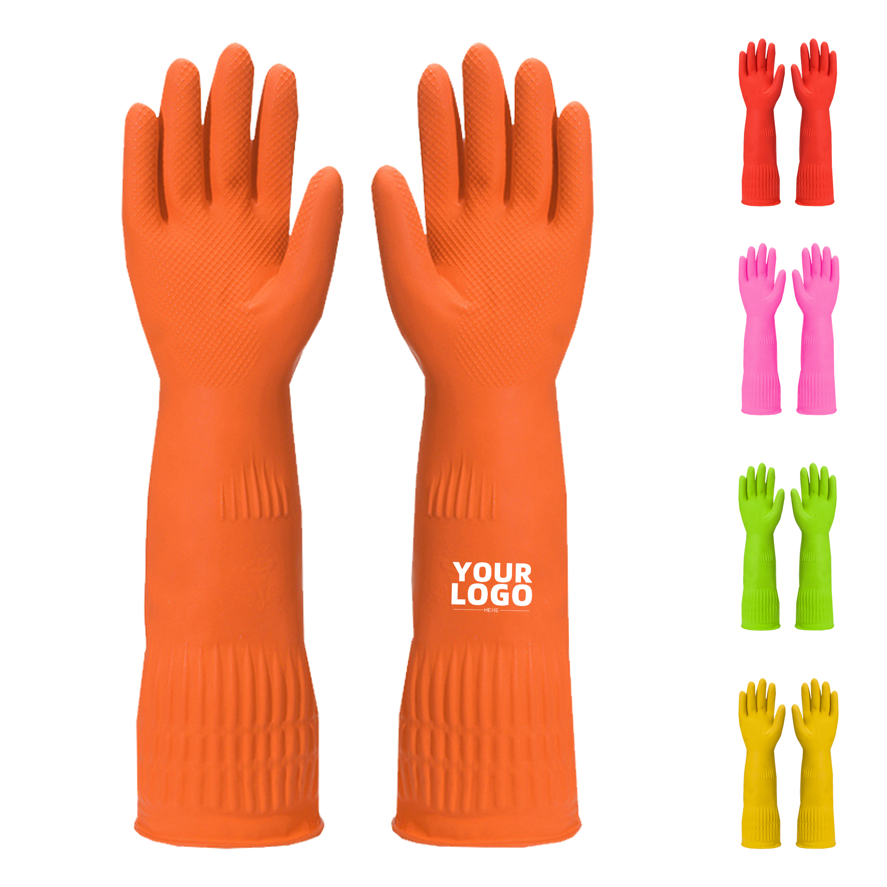 Dishwashing Rubber Gloves 2