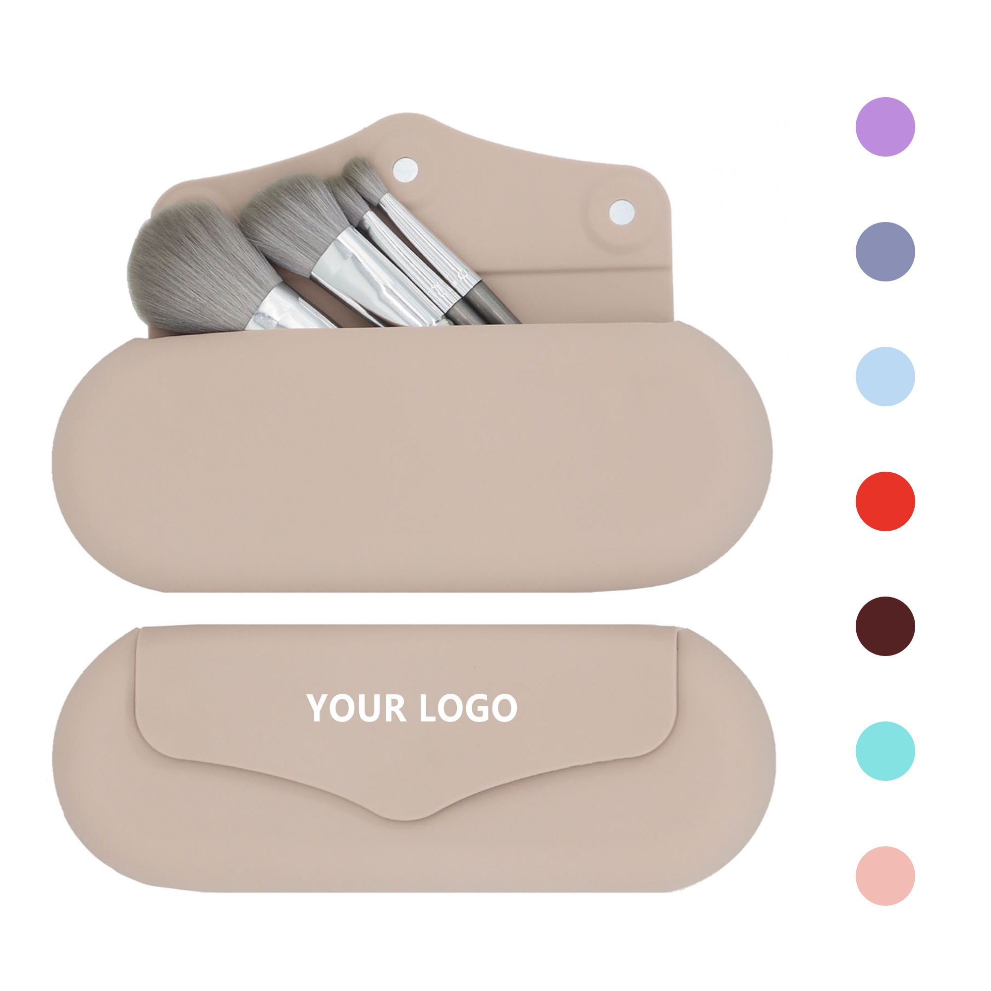 Silicone Beauty Brush Organizer Bag 2