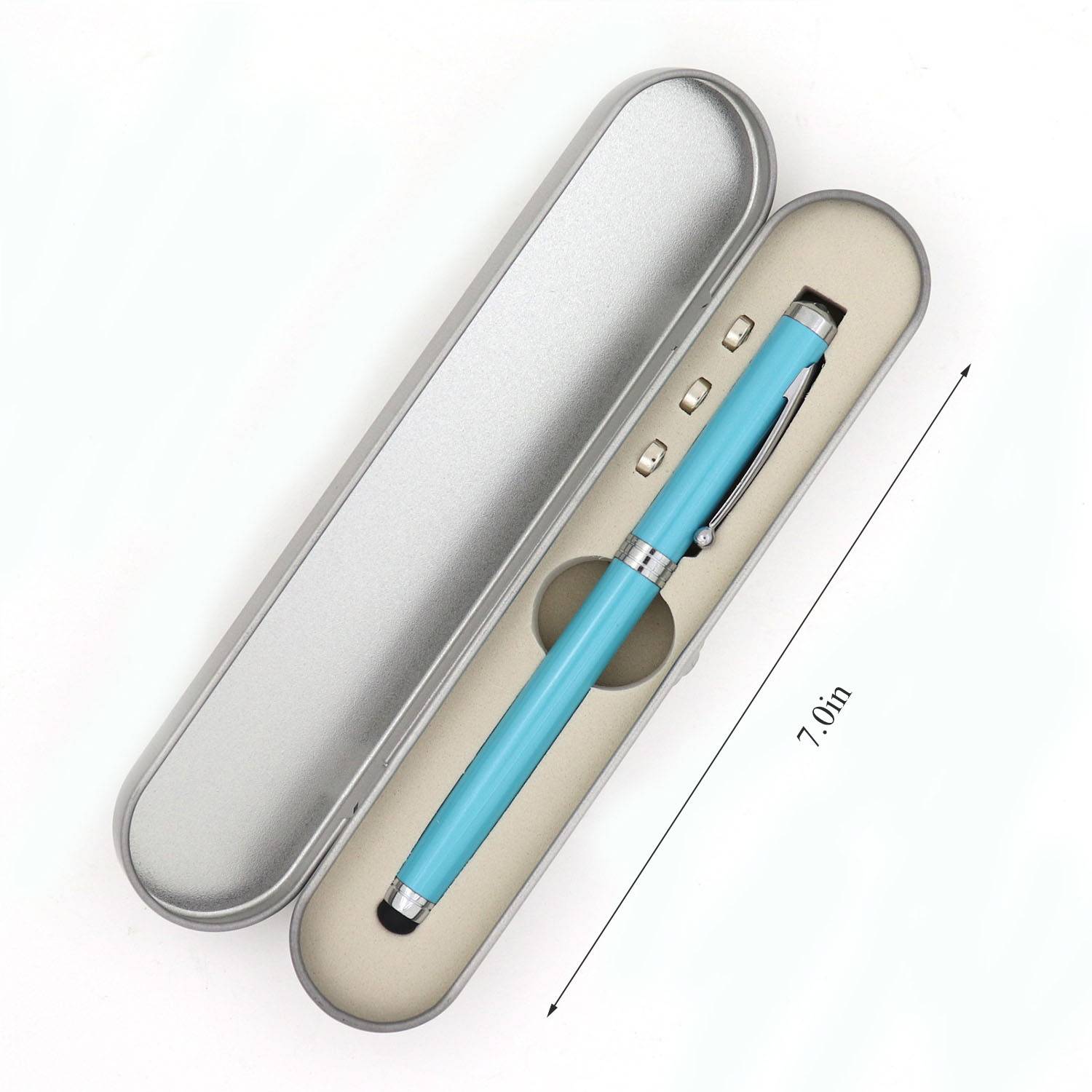 4-In-1 Metal Multifunction Pen w/ Case 2