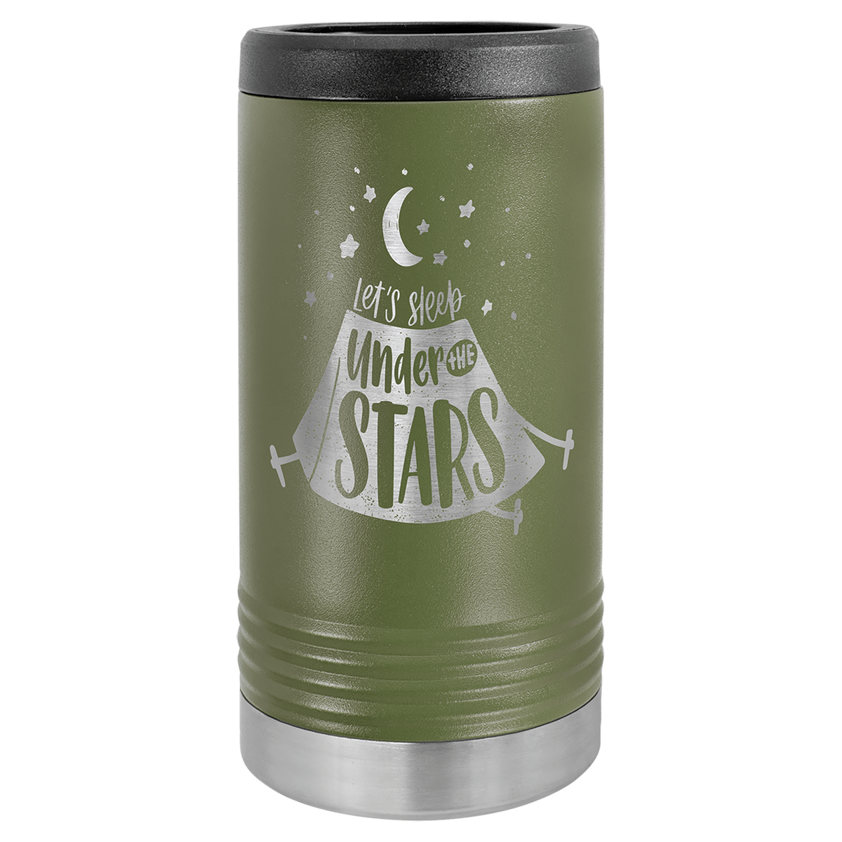 Polar Camel Olive Green Slim Beverage Holder 3