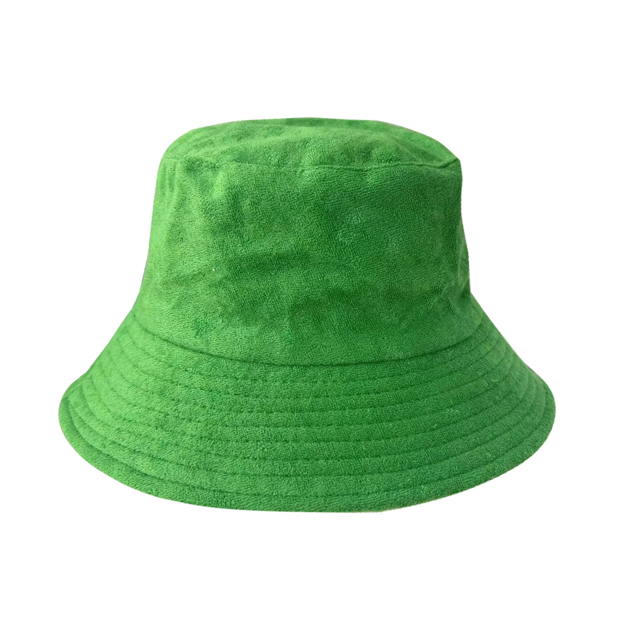 Adjustable Terry Cloth Bucket Hat 9
