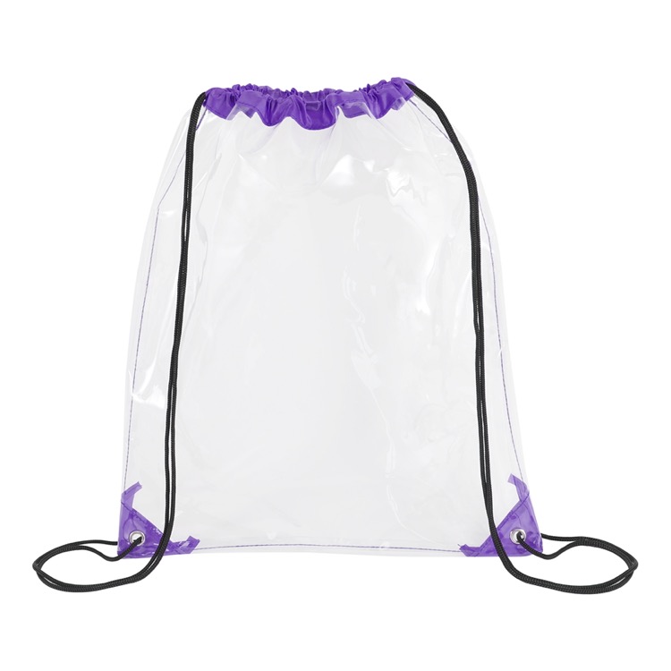 Clear Drawstring Cinch Backpack 31