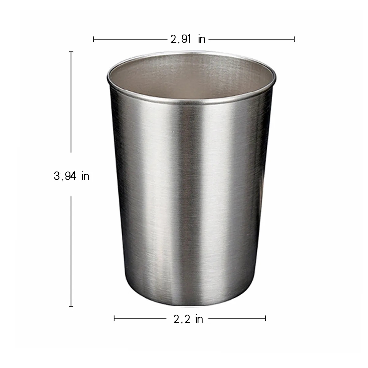 10oz. Stainless Steel Single Layer Water Cup 3