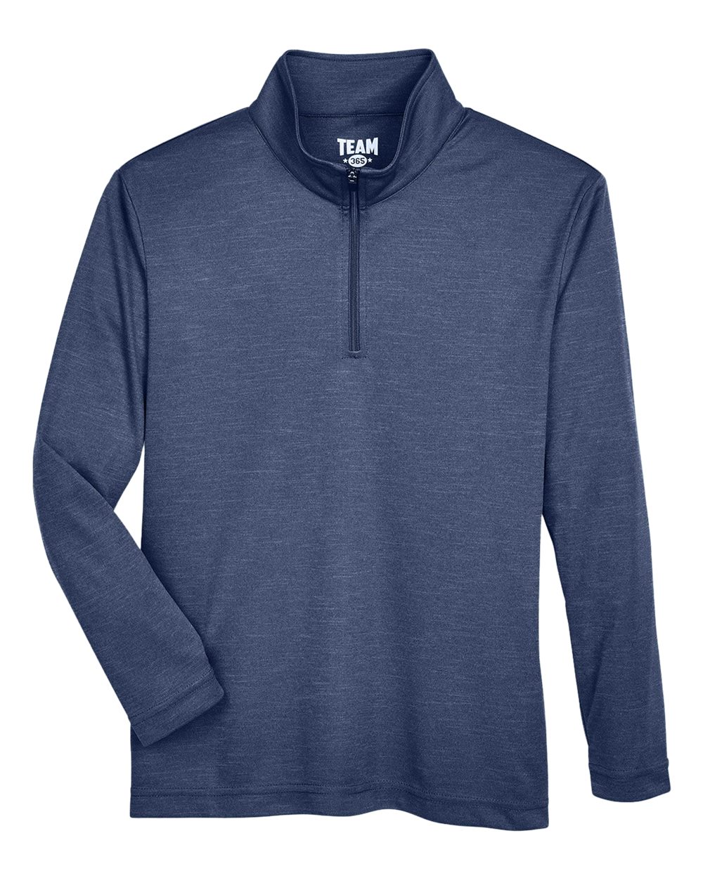 Youth Zone Sonic Heather Performance Quarter-Zip Pullover - TT31HY 2