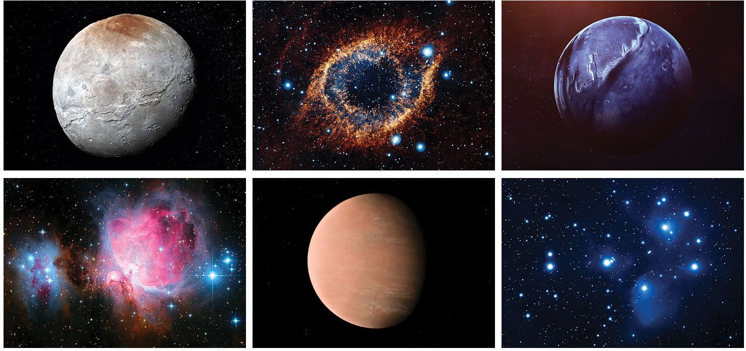 LUXE IMAGES FROM SPACE SPIRAL WALL CALENDAR