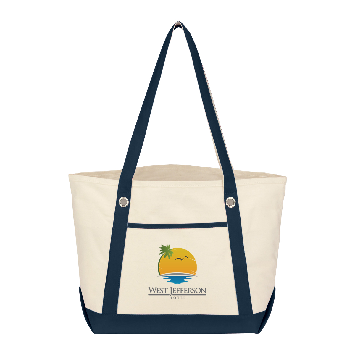 Medium Cotton Canvas Sailing Tote Bag 20