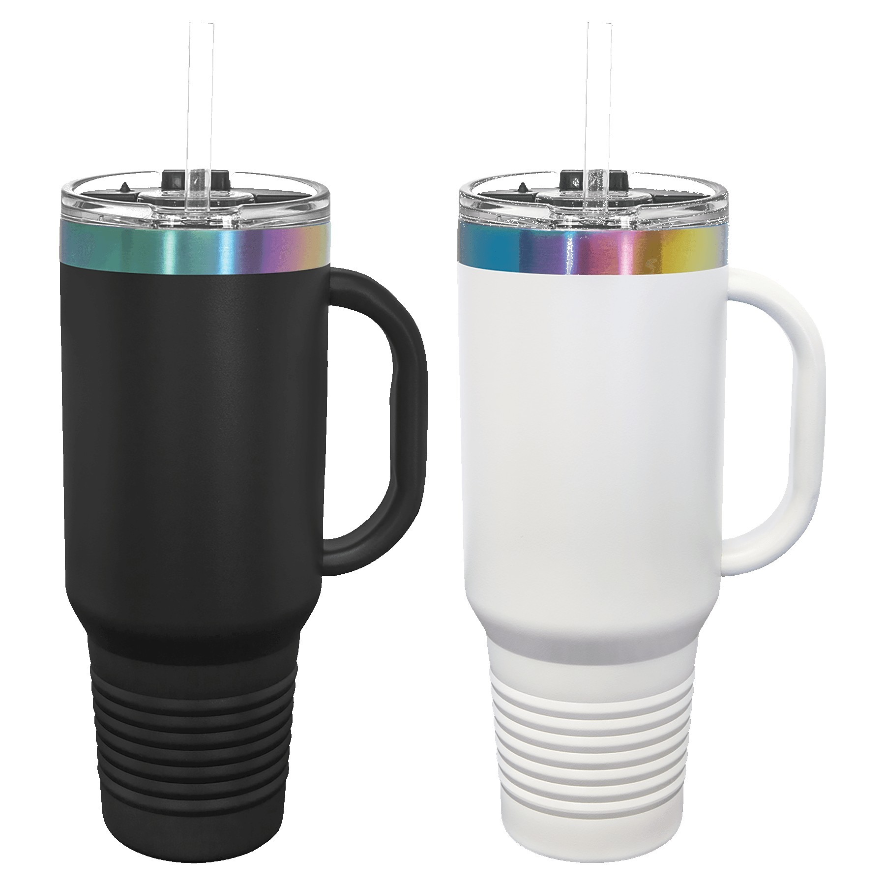 Polar Camel 40oz Prism ION-Plated Travel Mugs w/ Straw 7