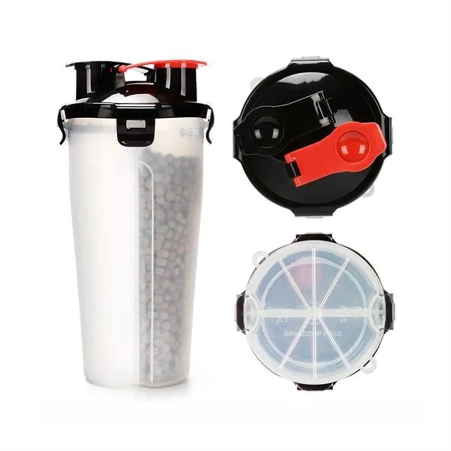 2 in 1 Folding Pet Feeder Water Bottle 4