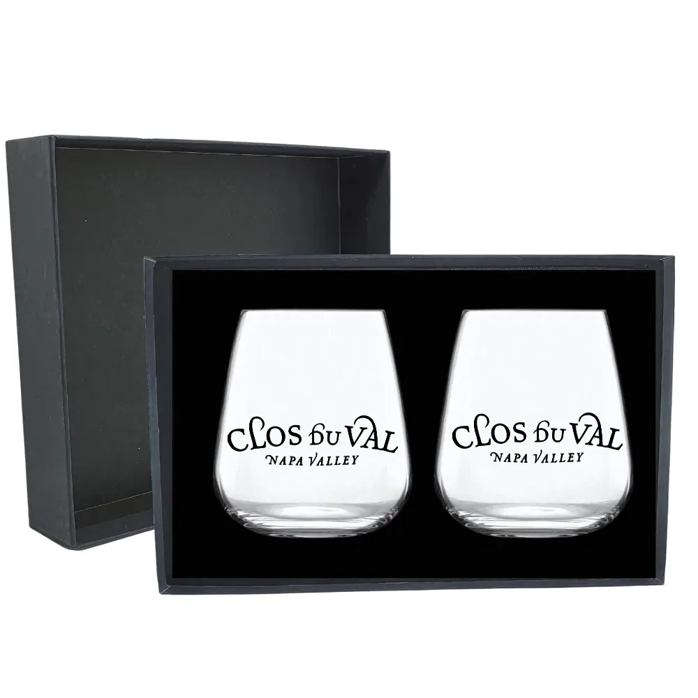 Twin Stemless Wine Glass Gift Set 5