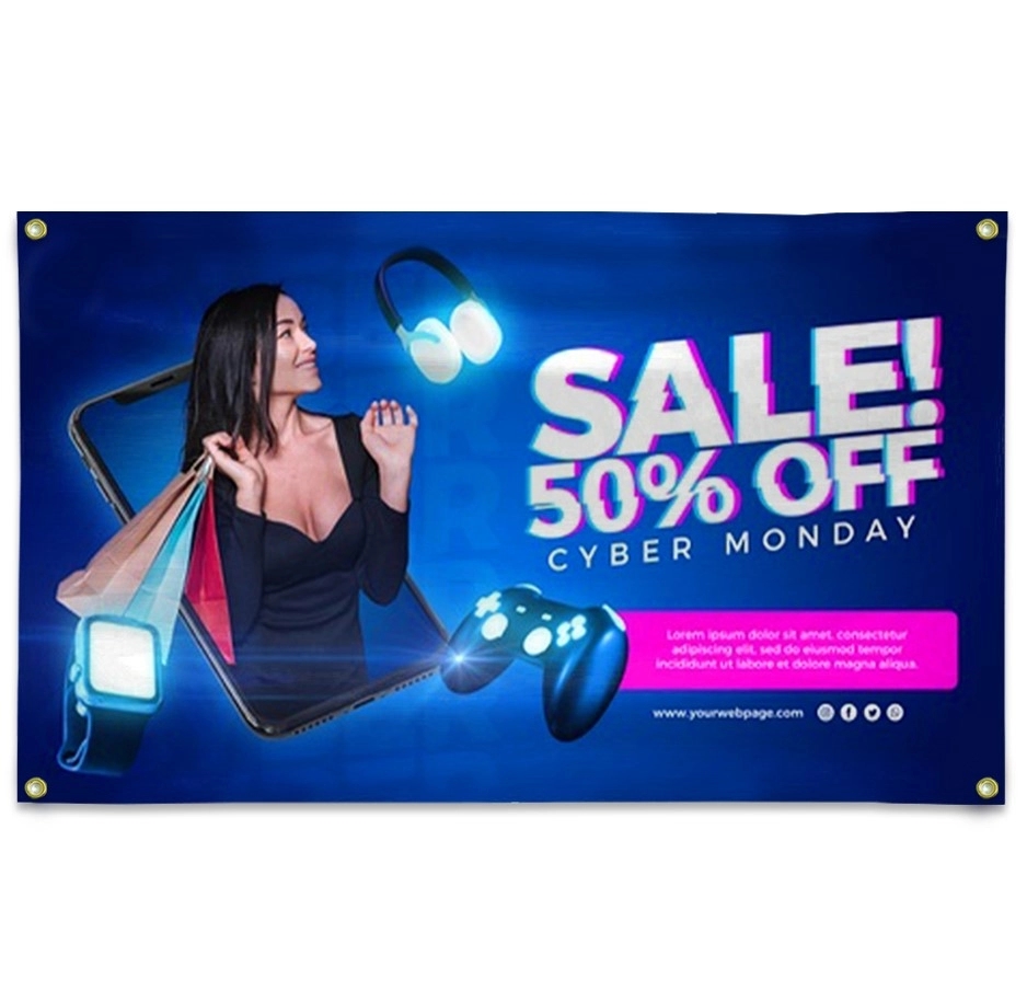 Digitally Printed 10 oz Vinyl Banner 3' x 5' 2