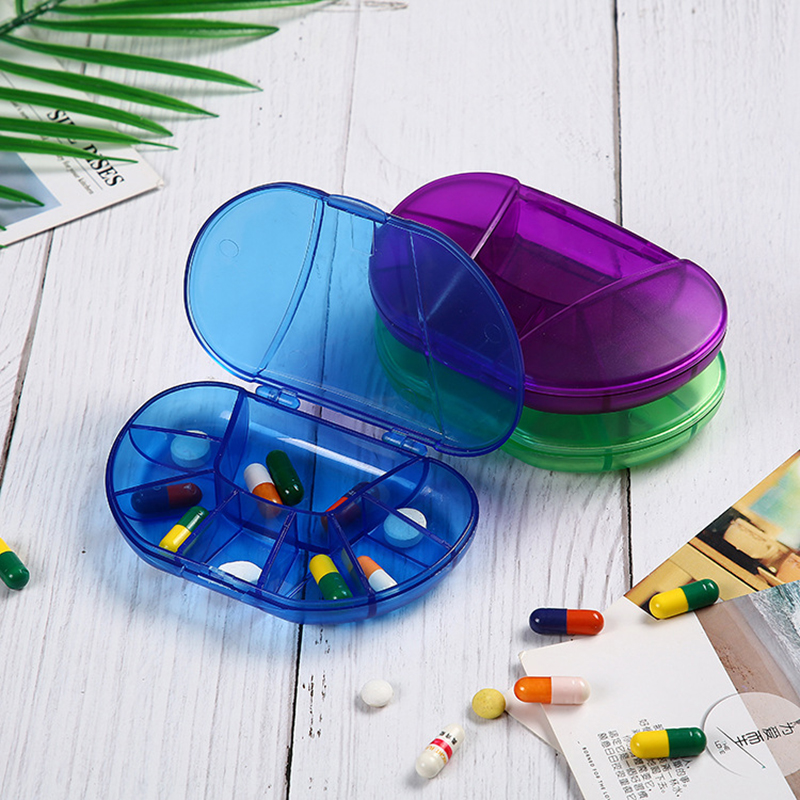 8 Compartments Portable Pill Box 6