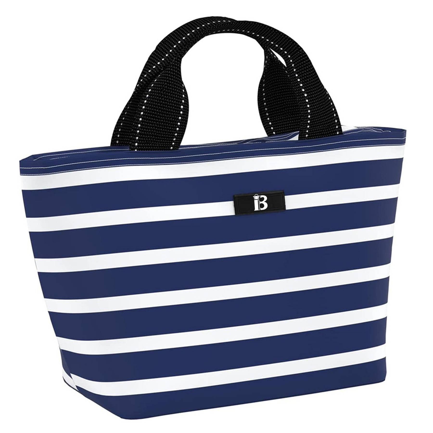 Portable Fashionable Stripe Insulated Lunch Bag 2